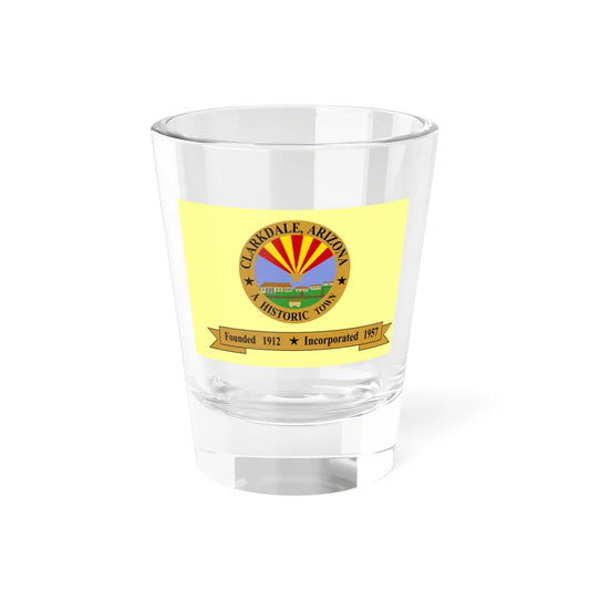 Flag of Clarkdale Arizona (United States) Shot Glass 1.5oz 1.5oz - Go Mug Yourself