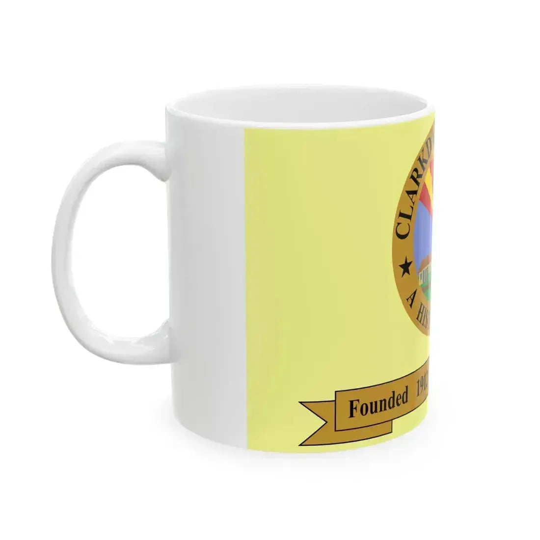 Flag of Clarkdale Arizona (United States) White Coffee Mug - Go Mug Yourself