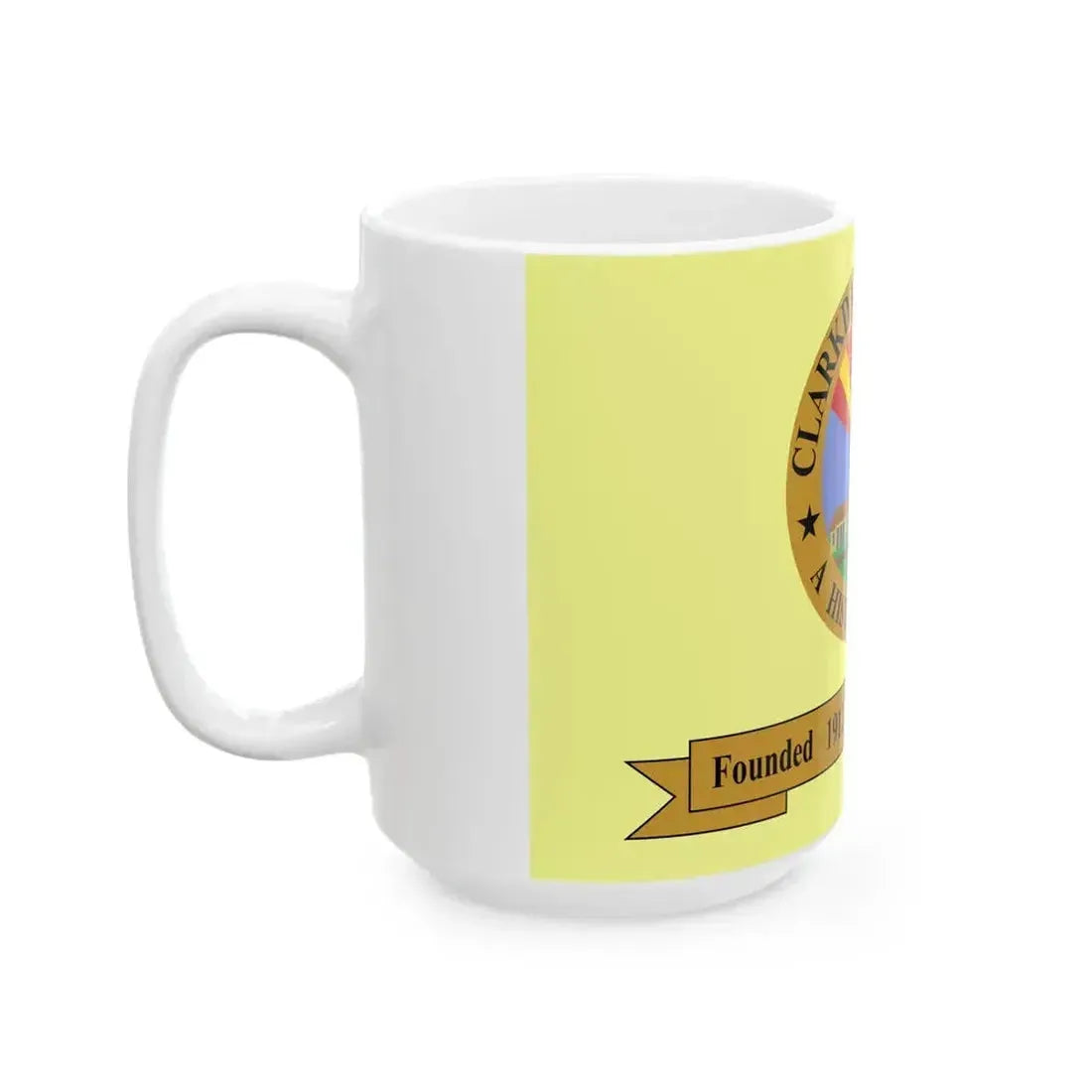 Flag of Clarkdale Arizona (United States) White Coffee Mug - Go Mug Yourself