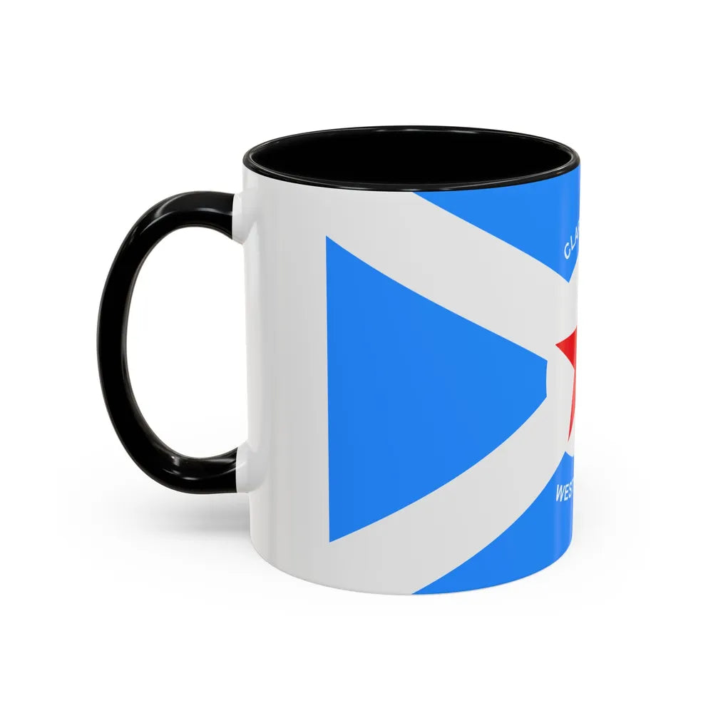 Flag of Clarksburg, West Virginia - Accent Coffee Mug 11oz-Go Mug Yourself