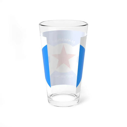 Flag of Clarksburg, West Virginia - Pint Glass 16oz - Go Mug Yourself