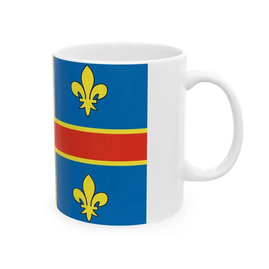 Flag of Clermont-Ferrand (France) White Coffee Mug - Go Mug Yourself