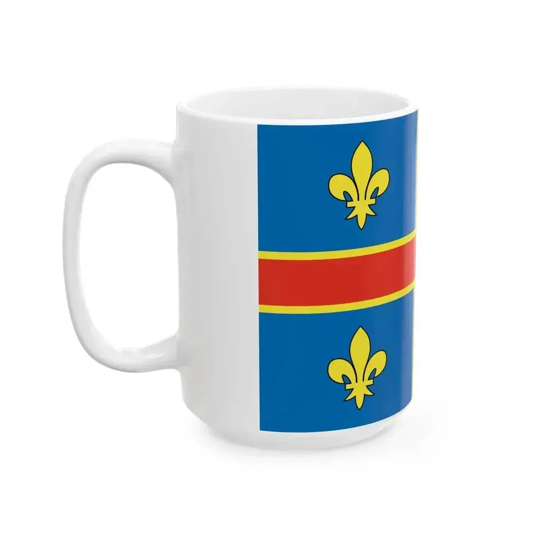Flag of Clermont-Ferrand (France) White Coffee Mug - Go Mug Yourself