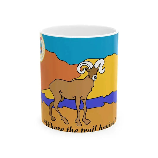Flag of Clifton Arizona (United States) White Coffee Mug 11oz - Go Mug Yourself