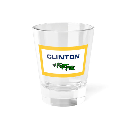 Flag of Clinton County Michigan (United States) Shot Glass 1.5oz 1.5oz - Go Mug Yourself