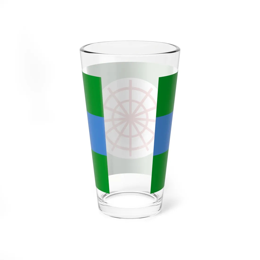 Flag of Clinton Iowa (United States) Pint Glass 16oz - Go Mug Yourself