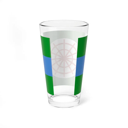 Flag of Clinton Iowa (United States) Pint Glass 16oz - Go Mug Yourself