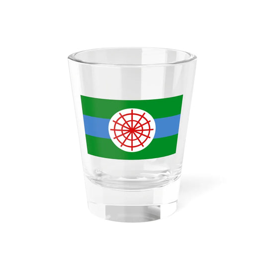Flag of Clinton Iowa (United States) Shot Glass 1.5oz 1.5oz - Go Mug Yourself
