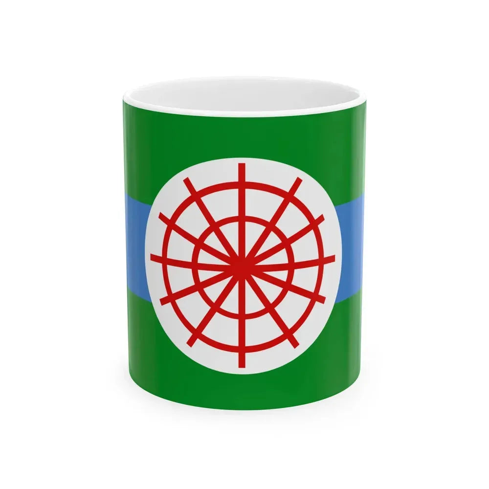 Flag of Clinton Iowa (United States) White Coffee Mug 11oz - Go Mug Yourself