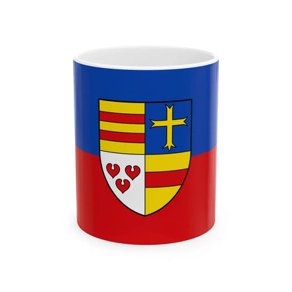 Flag of Cloppenburg Germany - White Coffee Mug-11oz-Go Mug Yourself