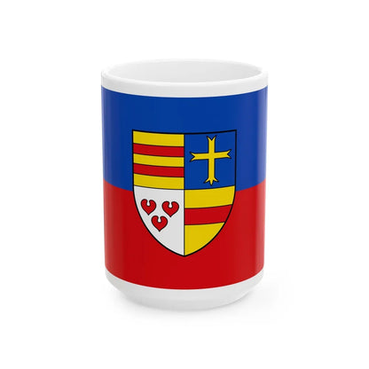 Flag of Cloppenburg Germany - White Coffee Mug-15oz-Go Mug Yourself