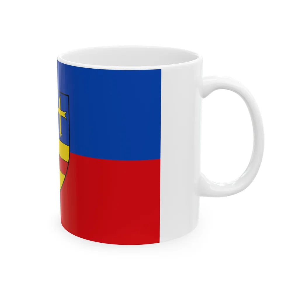 Flag of Cloppenburg Germany - White Coffee Mug-Go Mug Yourself