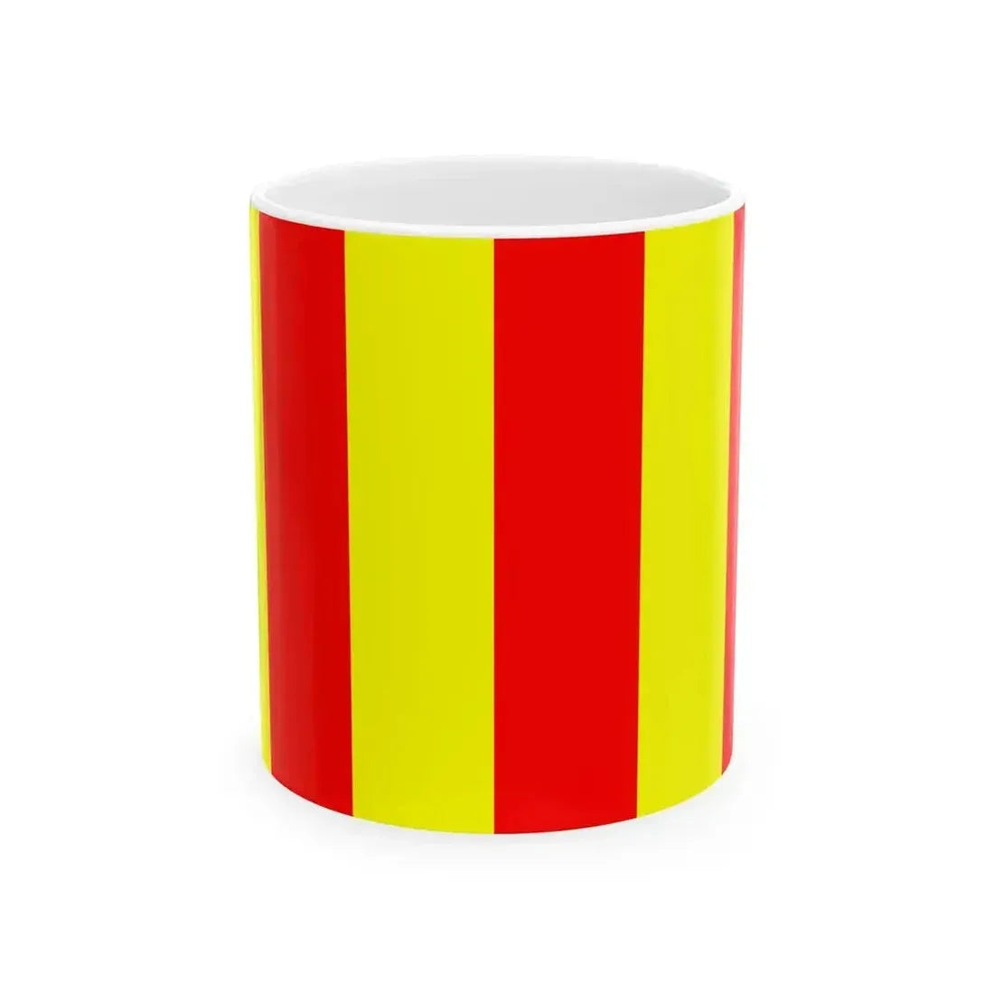 Flag of Cluses (France) White Coffee Mug 11oz - Go Mug Yourself