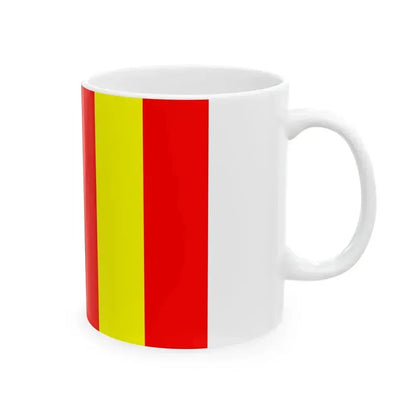 Flag of Cluses (France) White Coffee Mug - Go Mug Yourself