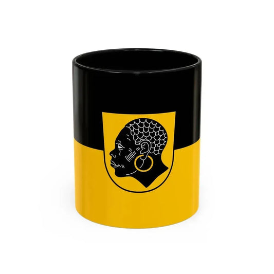 Flag of Coburg 2 Germany - Accent Coffee Mug 11oz Black - Go Mug Yourself