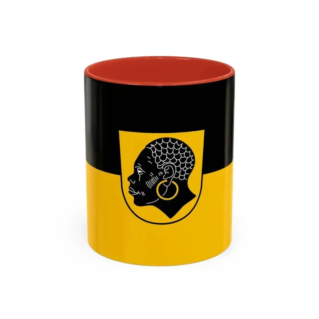 Flag of Coburg 2 Germany - Accent Coffee Mug 11oz Red - Go Mug Yourself