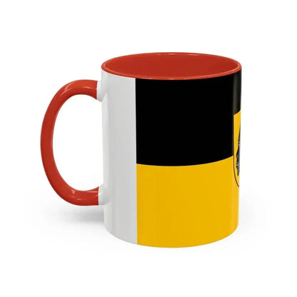 Flag of Coburg 2 Germany - Accent Coffee Mug - Go Mug Yourself