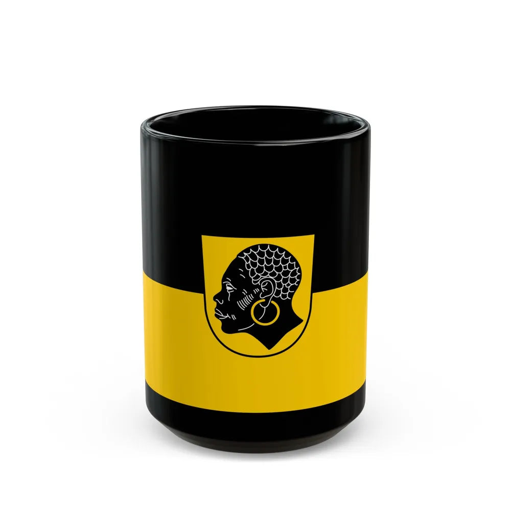 Flag of Coburg 2 Germany - Black Coffee Mug-15oz-Go Mug Yourself