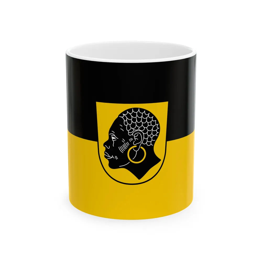 Flag of Coburg 2 Germany - White Coffee Mug-11oz-Go Mug Yourself