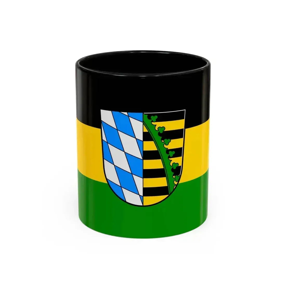 Flag of Coburg Germany - Accent Coffee Mug 11oz Black - Go Mug Yourself
