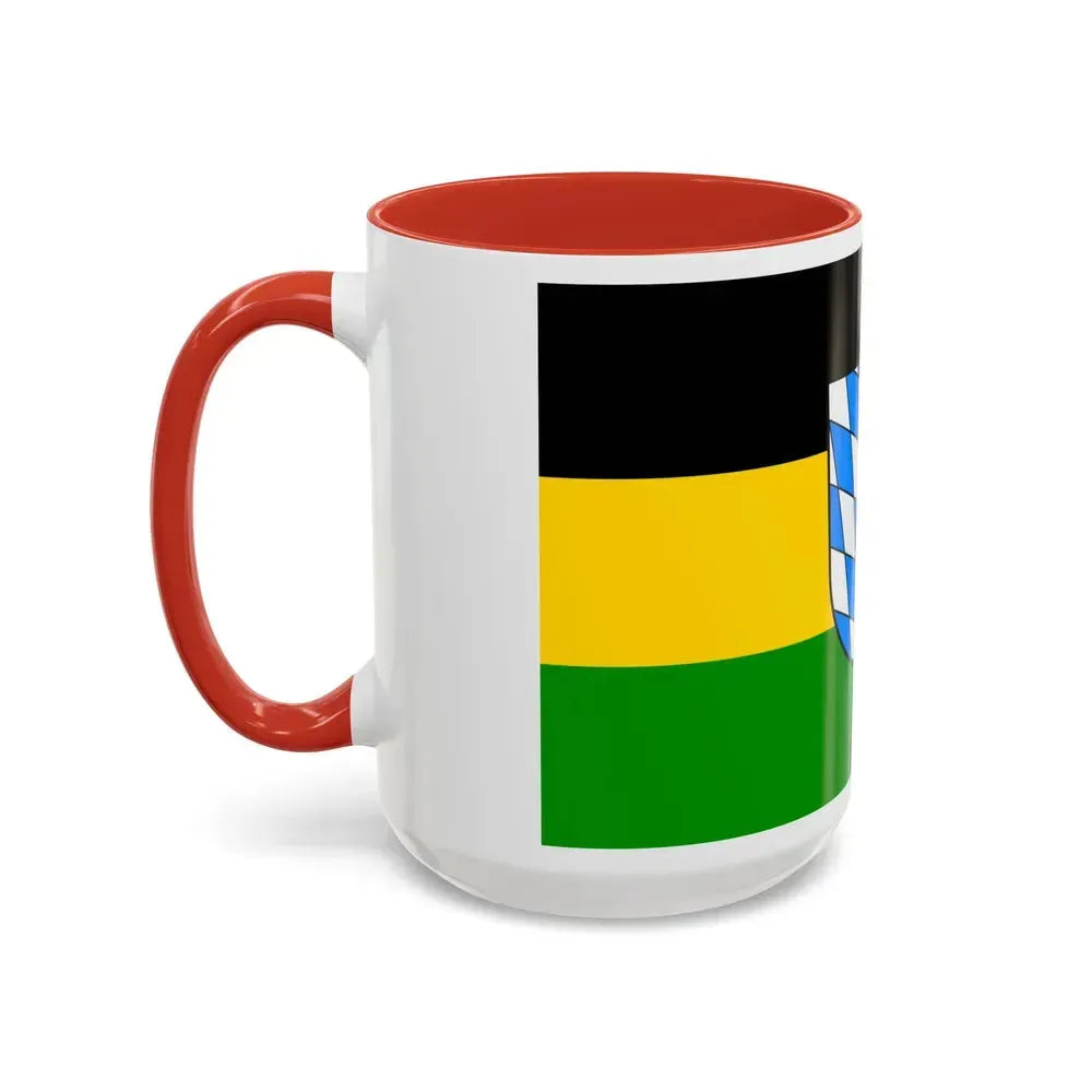 Flag of Coburg Germany - Accent Coffee Mug - Go Mug Yourself