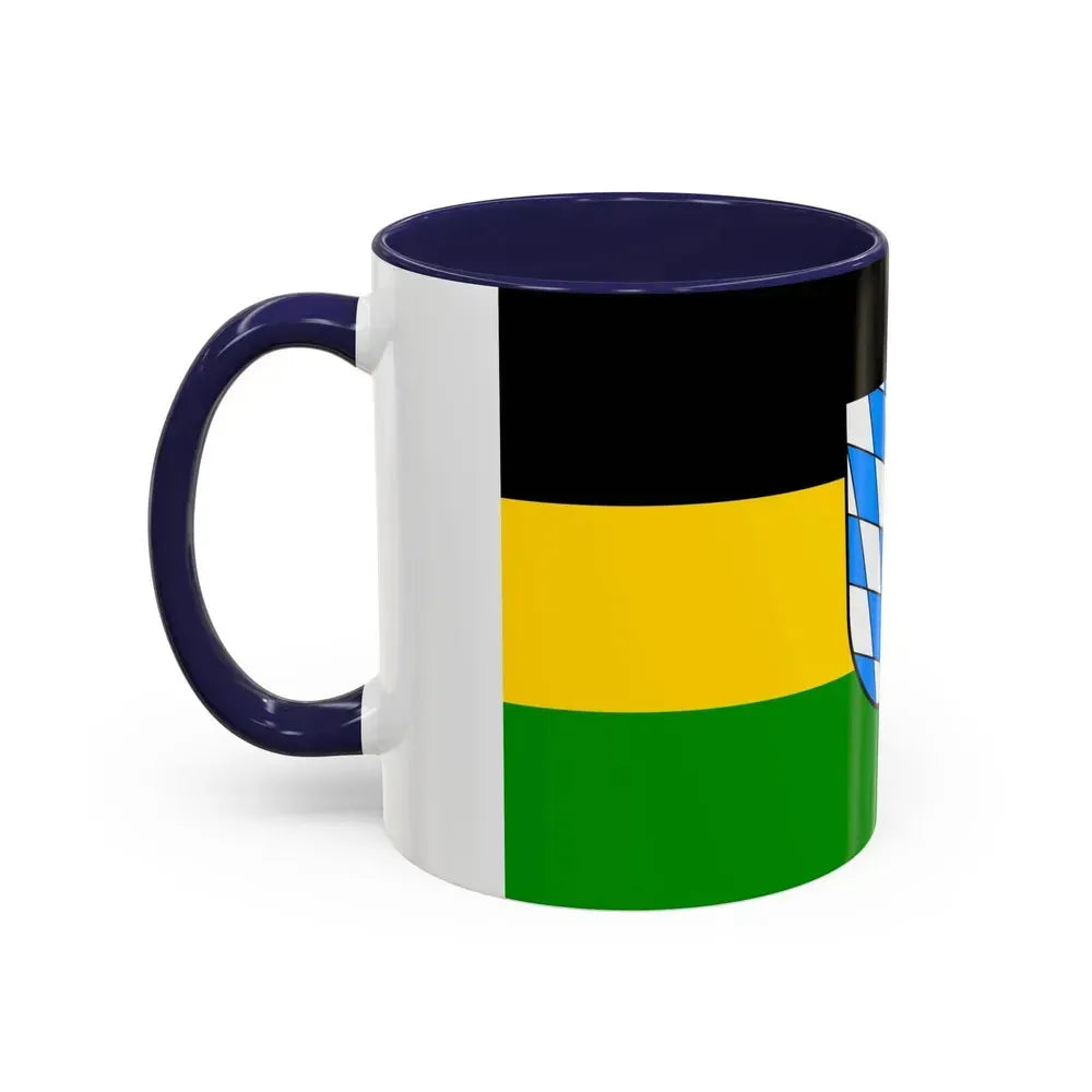 Flag of Coburg Germany - Accent Coffee Mug - Go Mug Yourself