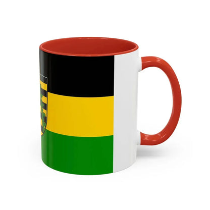 Flag of Coburg Germany - Accent Coffee Mug - Go Mug Yourself
