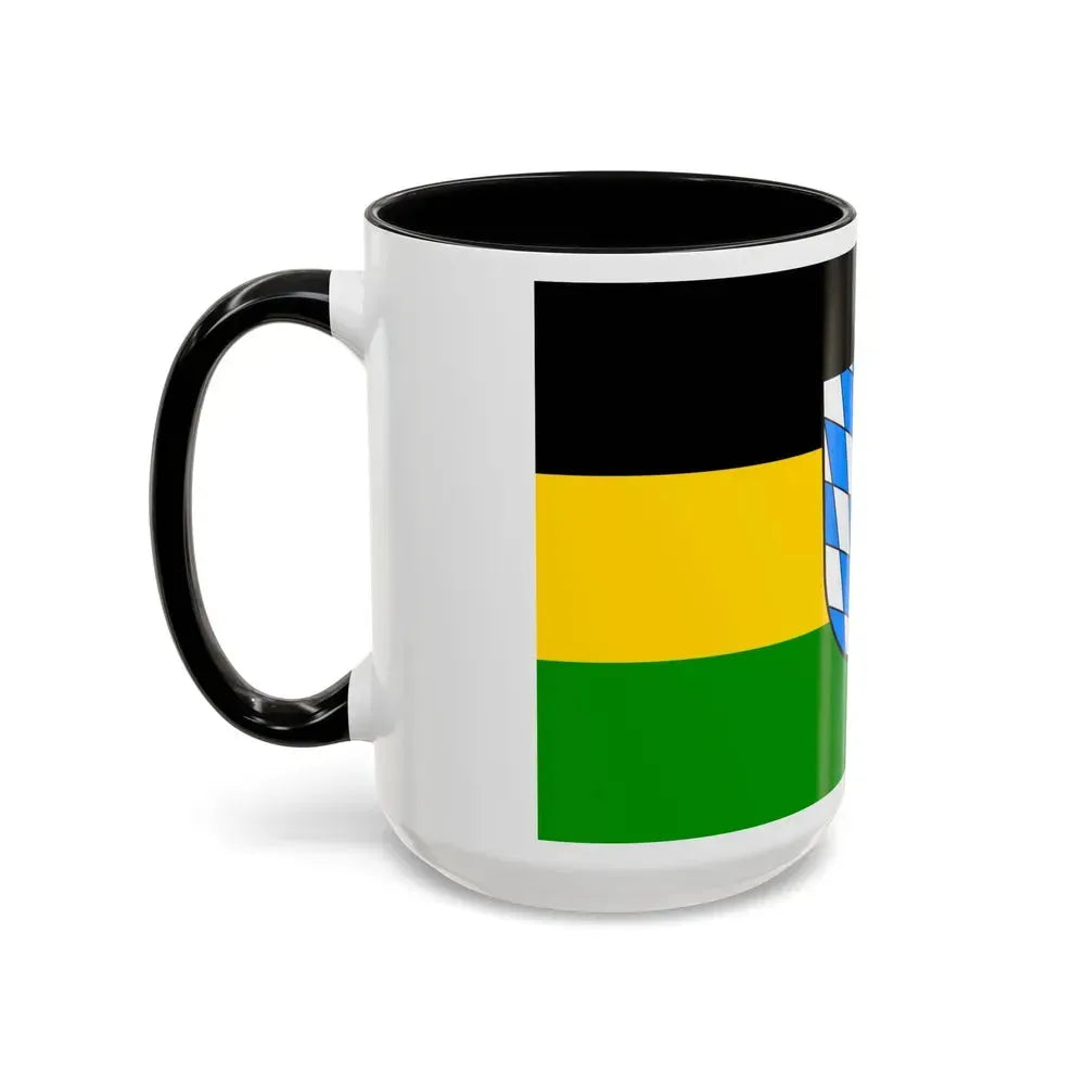 Flag of Coburg Germany - Accent Coffee Mug - Go Mug Yourself
