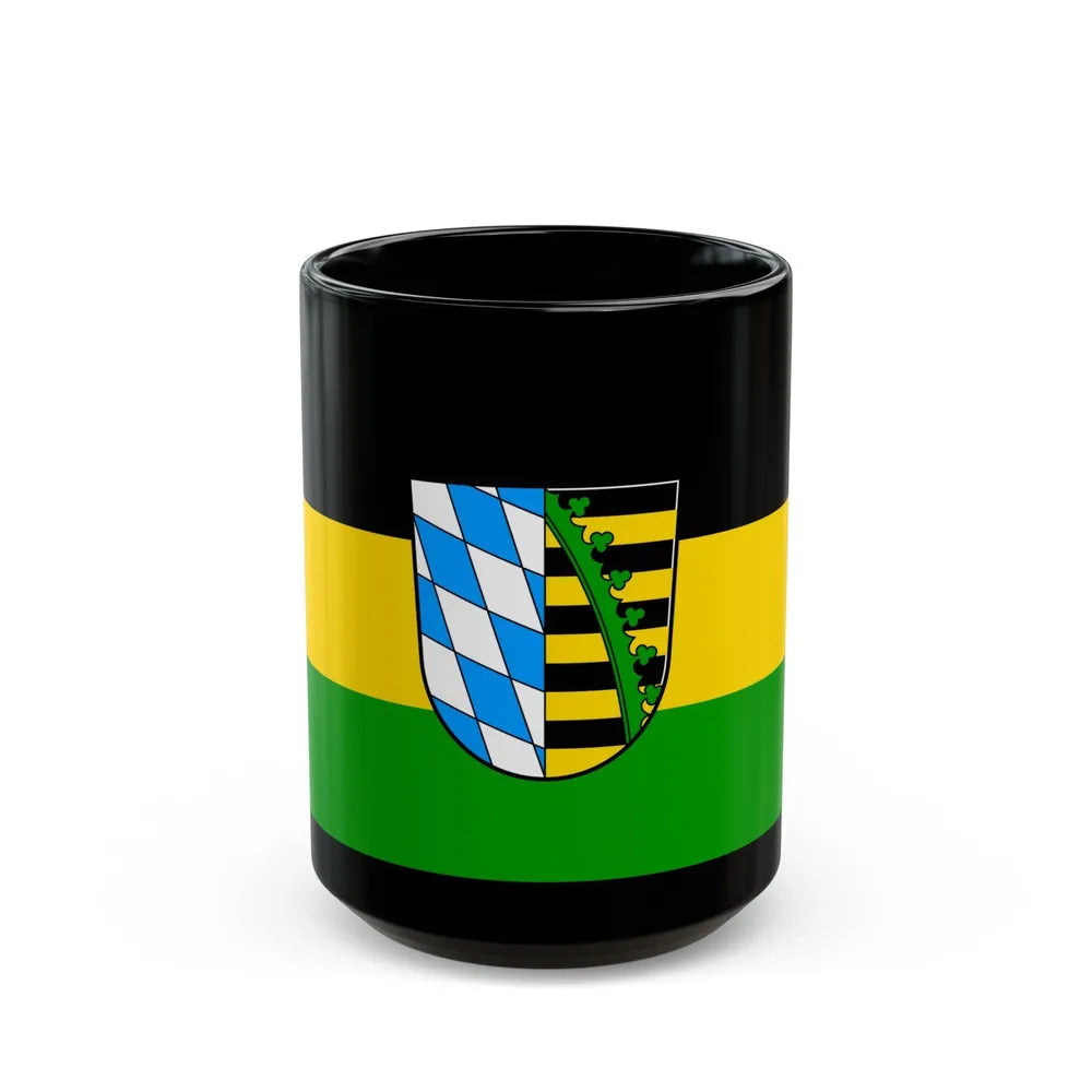 Flag of Coburg Germany - Black Coffee Mug-15oz-Go Mug Yourself