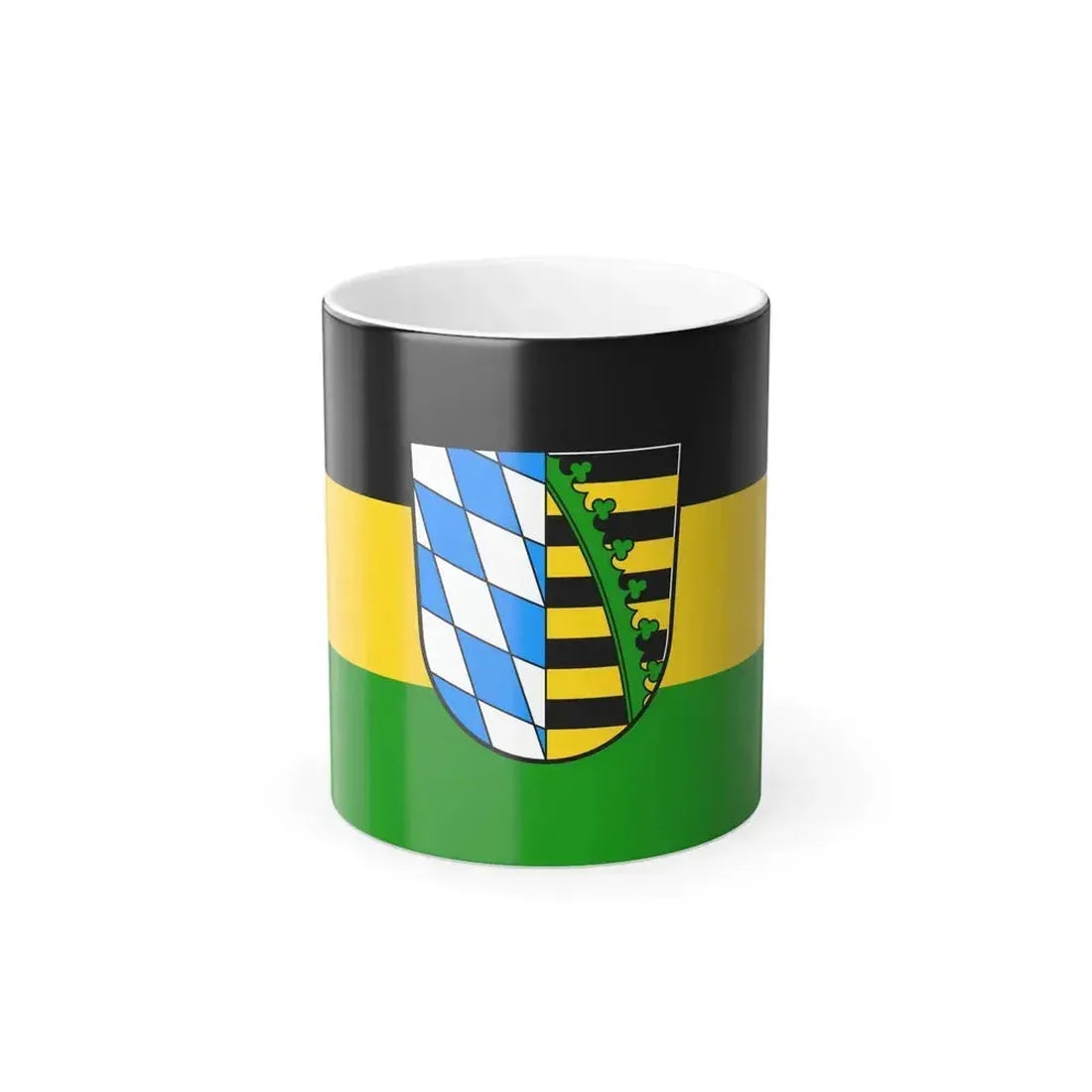 Flag of Coburg Germany - Color Changing Coffee Mug 11oz - Go Mug Yourself
