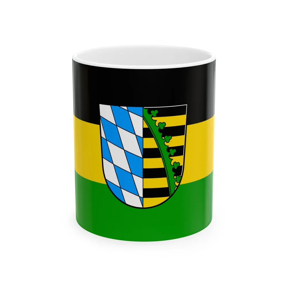 Flag of Coburg Germany - White Coffee Mug-11oz-Go Mug Yourself