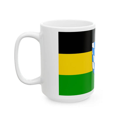 Flag of Coburg Germany - White Coffee Mug-Go Mug Yourself