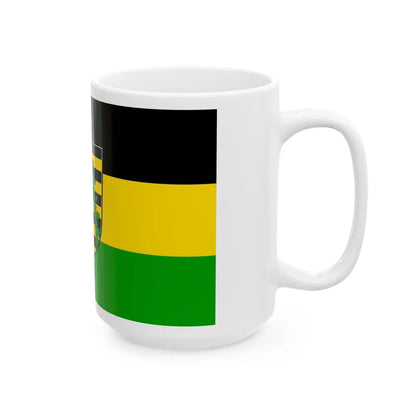 Flag of Coburg Germany - White Coffee Mug-Go Mug Yourself