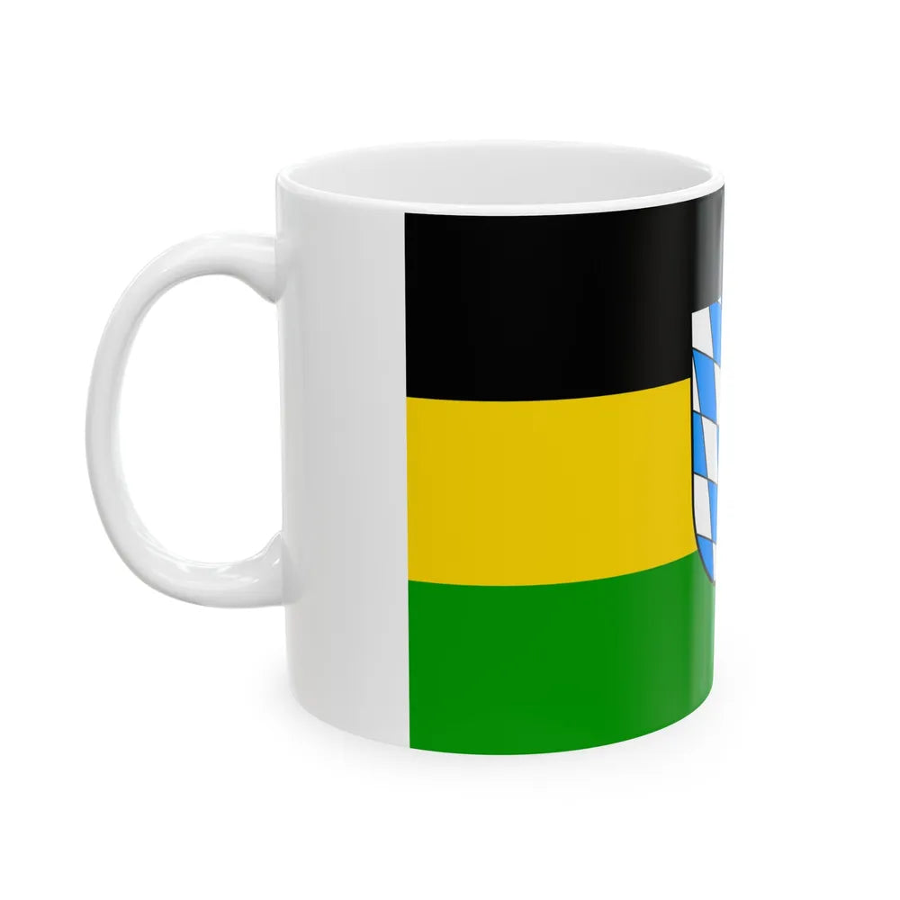 Flag of Coburg Germany - White Coffee Mug-Go Mug Yourself