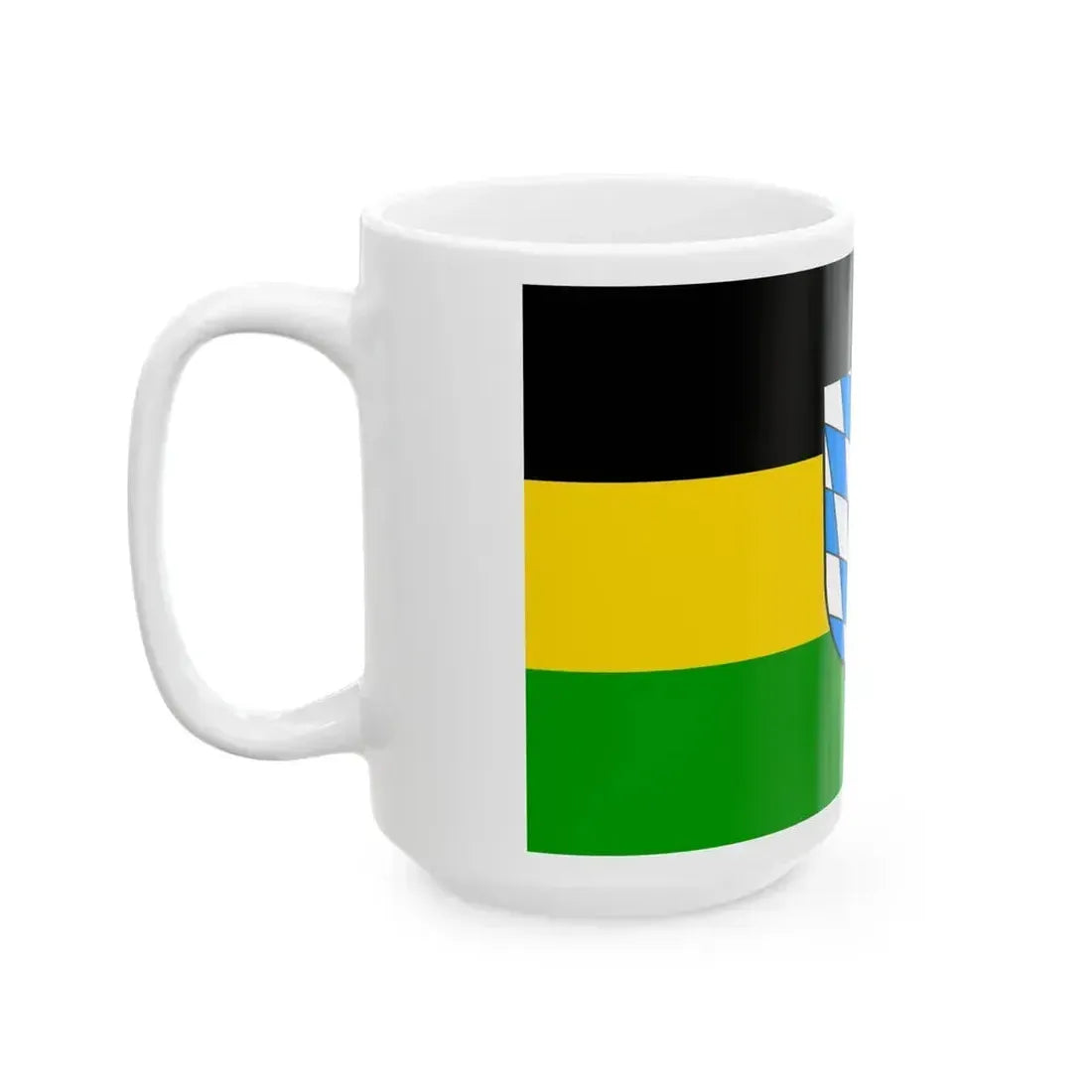 Flag of Coburg Germany - White Coffee Mug - Go Mug Yourself
