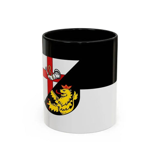 Flag of Cochem Zell Germany - Accent Coffee Mug 11oz Black - Go Mug Yourself