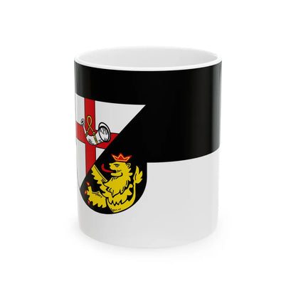 Flag of Cochem Zell Germany - White Coffee Mug-11oz-Go Mug Yourself