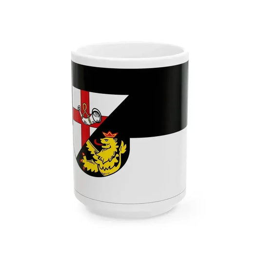 Flag of Cochem Zell Germany - White Coffee Mug 15oz - Go Mug Yourself