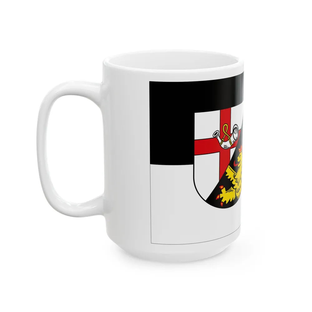 Flag of Cochem Zell Germany - White Coffee Mug-Go Mug Yourself