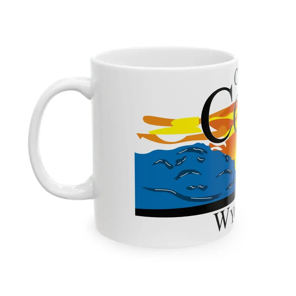 Flag of Cody Wyoming (United States) White Coffee Mug - Go Mug Yourself