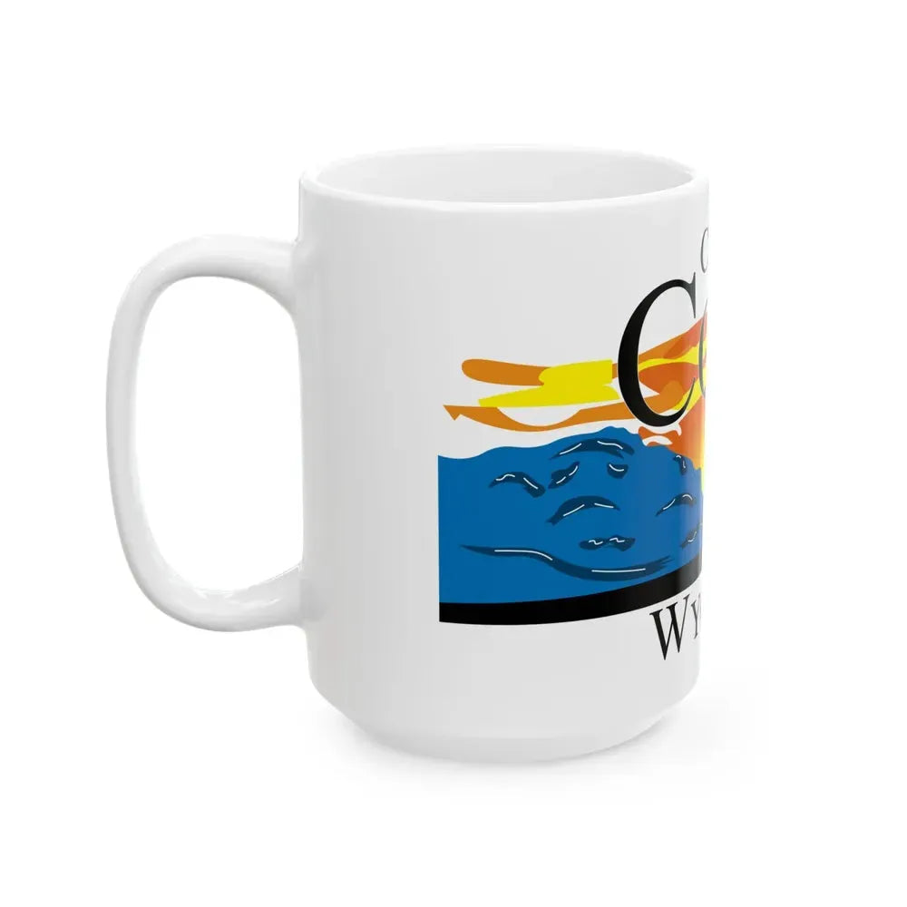 Flag of Cody Wyoming (United States) White Coffee Mug - Go Mug Yourself