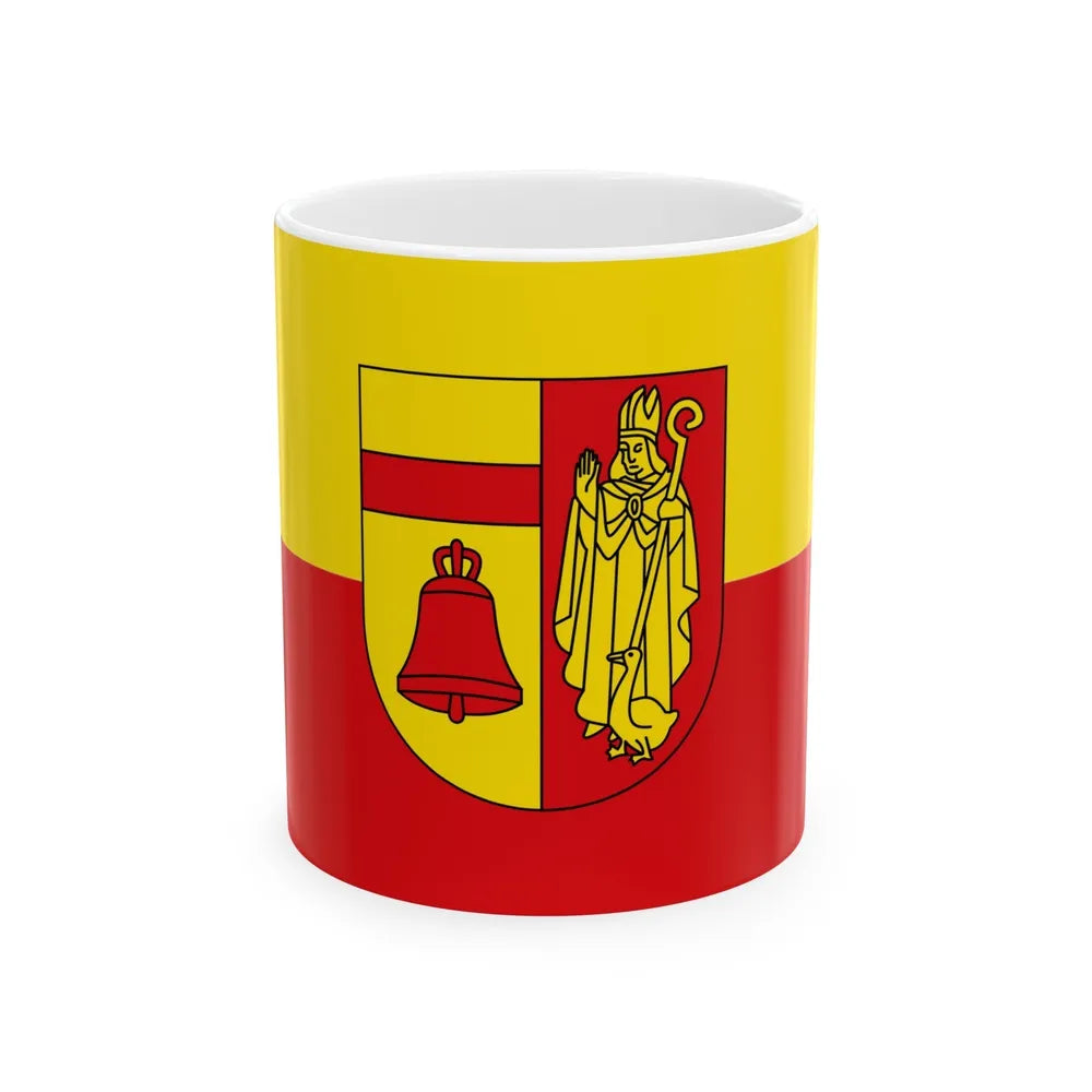 Flag of Coesfeld Germany - White Coffee Mug-11oz-Go Mug Yourself