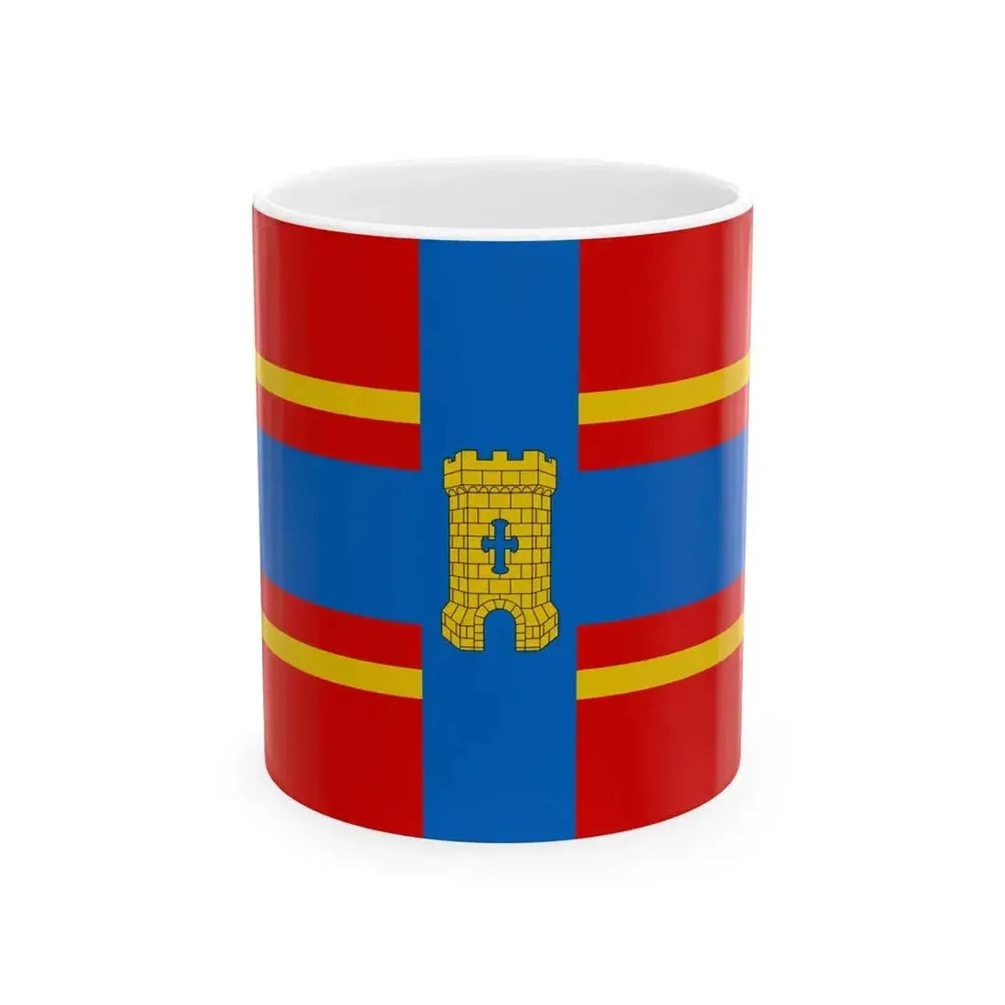 Flag of Coevorden (Netherlands) White Coffee Mug 11oz - Go Mug Yourself