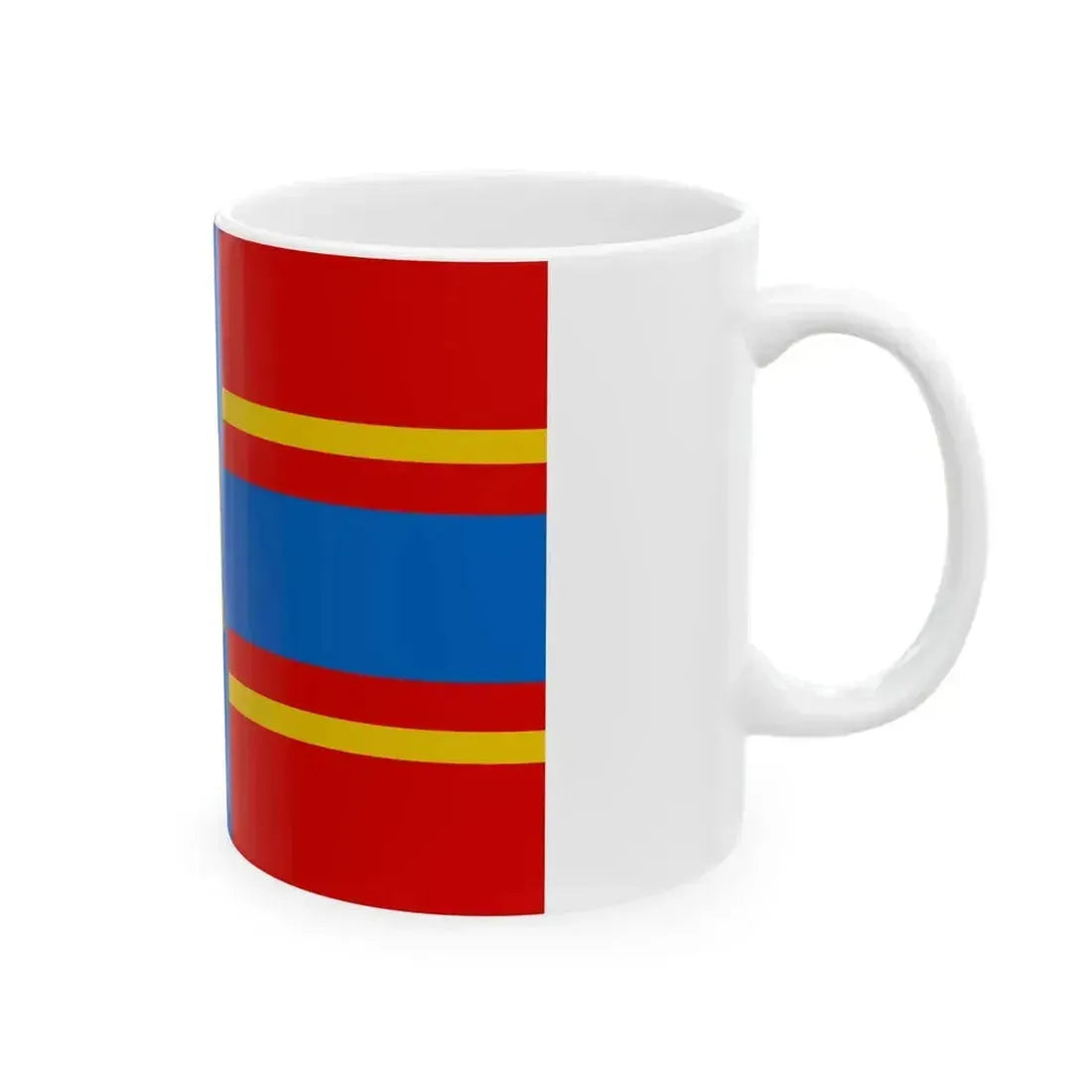 Flag of Coevorden (Netherlands) White Coffee Mug - Go Mug Yourself