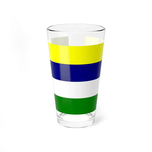 Flag of Colimes (Ecuador) Pint Glass 16oz 16oz - Go Mug Yourself