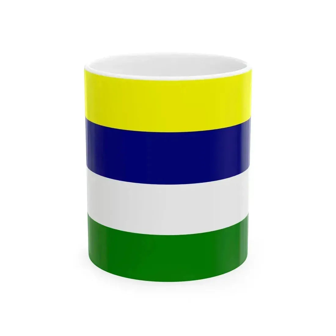 Flag of Colimes (Ecuador) White Coffee Mug 11oz - Go Mug Yourself