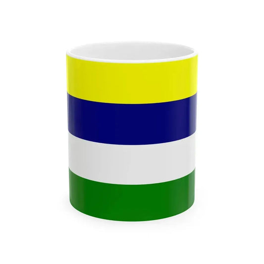 Flag of Colimes (Ecuador) White Coffee Mug 11oz - Go Mug Yourself
