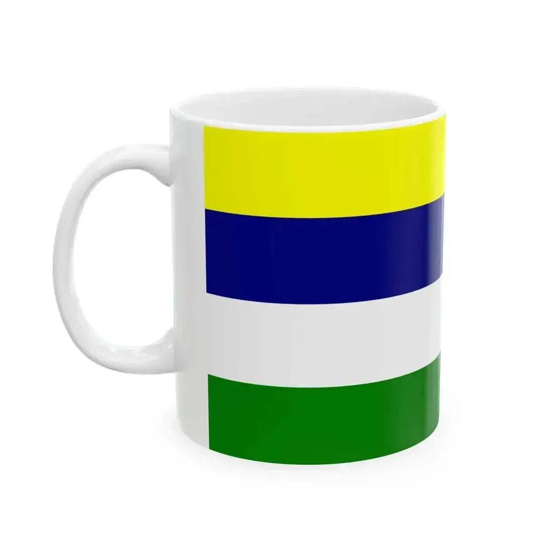 Flag of Colimes (Ecuador) White Coffee Mug - Go Mug Yourself
