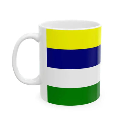Flag of Colimes (Ecuador) White Coffee Mug - Go Mug Yourself
