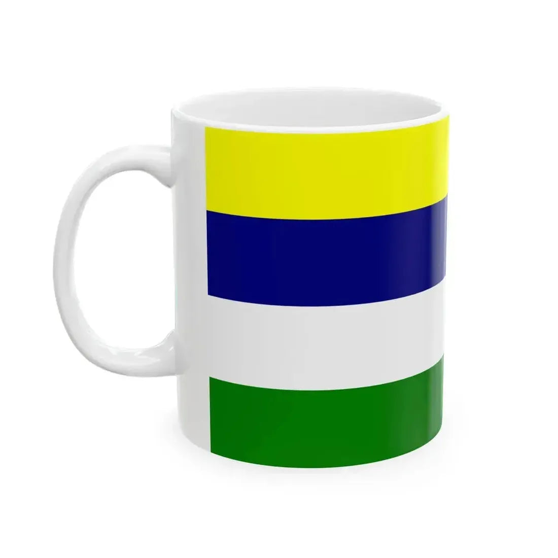 Flag of Colimes (Ecuador) White Coffee Mug - Go Mug Yourself